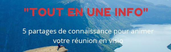 5 partages de connaissance pour animer votre réunion en visio